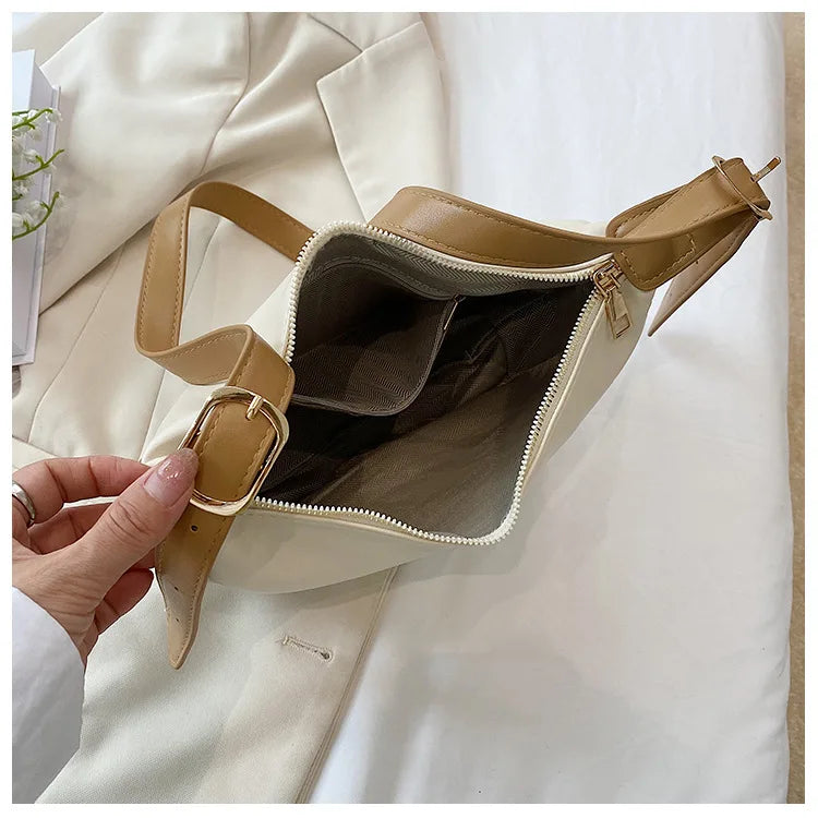 Bolso Cruzado Mujer Cuero PU Hombro Portátil Hobo