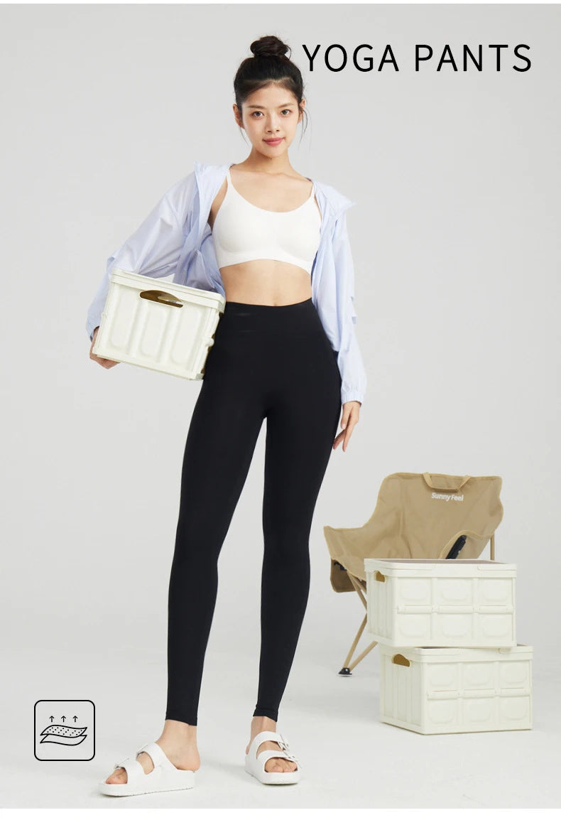 Leggings Piel Tiburón Shaping | Fitness Yoga Ajustado Sexy | Correr Comodidad PV