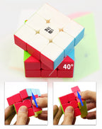 Cubo Mágico De Velocidad 3x3x3 | Sin Pegatinas Juguete Educativo | Antiestrés Memoria Lógica
