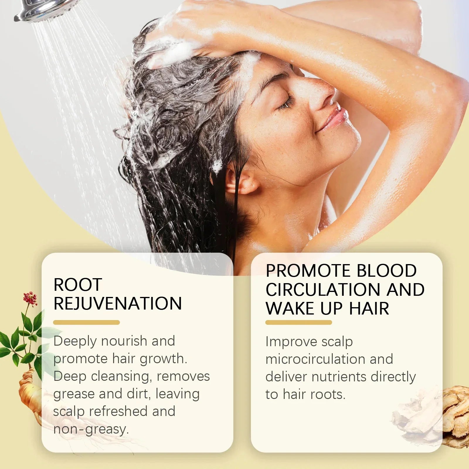 Champú para teñir el cabello con burbujas de plantas, tinte Natural para el cabello sin irritación, color gris, blanco a negro, coloración duradera, cuidado del cabello de estilo moderno