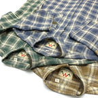 Camisa Cuadros Hombre | Algodón 100% | Estilo Retro Japonés | Manga Corta | Ticotrendy Costa Rica