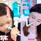 Lavador Nasal Neti Pot | Limpieza Vías Respiratorias Para Adultos Y Niños | Tratamiento Rinitis