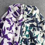 Camisa Hawaiana Hombre | Estampado Floral | Tela Seersucker | Manga Corta