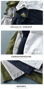 Camisa Casual Hombre | Algodón Puro | Parches Tridimensionales | Manga Corta | Ticotrendy