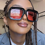 Gafas de Sol Cuadradas Grandes Retro Estilo Único Moderno