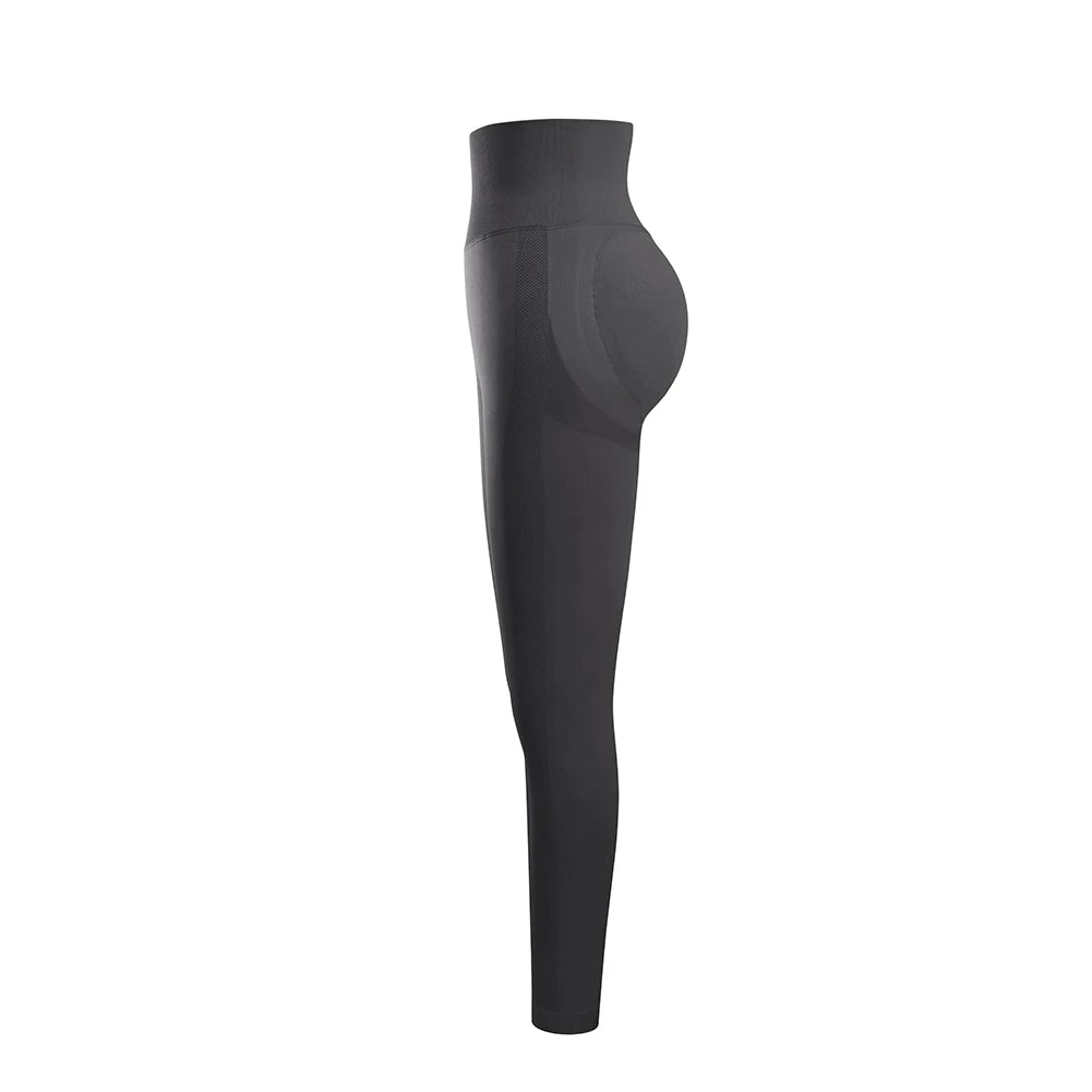 VEQKING-pantalones de Yoga sin costuras para mujer, mallas deportivas de secado rápido, mallas deportivas de cintura alta para gimnasio, pantalones de entrenamiento con fruncido en el trasero