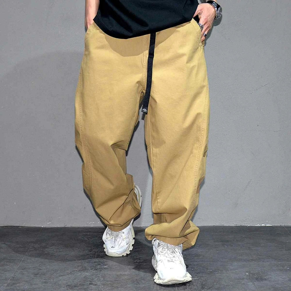 Pantalón Jogger Negro Hombre | Algodón | Cintura Elástica | Ticotrendy