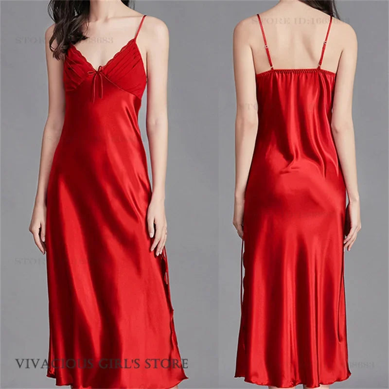Camisón Largo con Tirantes | Talla Grande