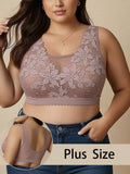 Bralette Blanco de Encaje Floral | Escote V y Tirantes Anchos | Sin Aros para Dormir | Tico Trendy