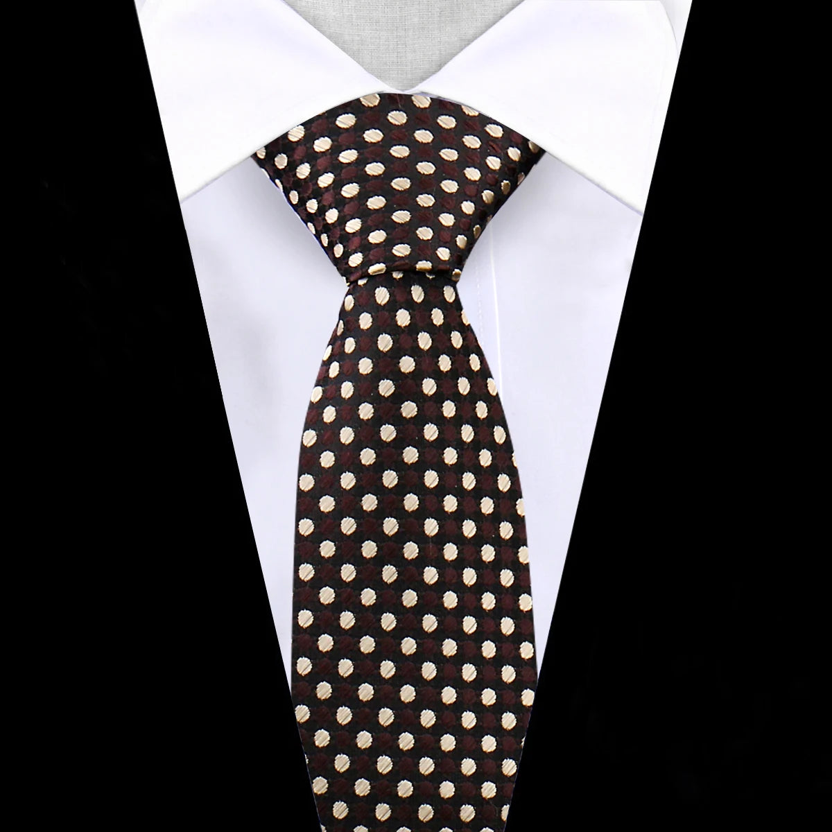 Corbata Jacquard De Poliéster Negocios Boda Accesorio De Moda