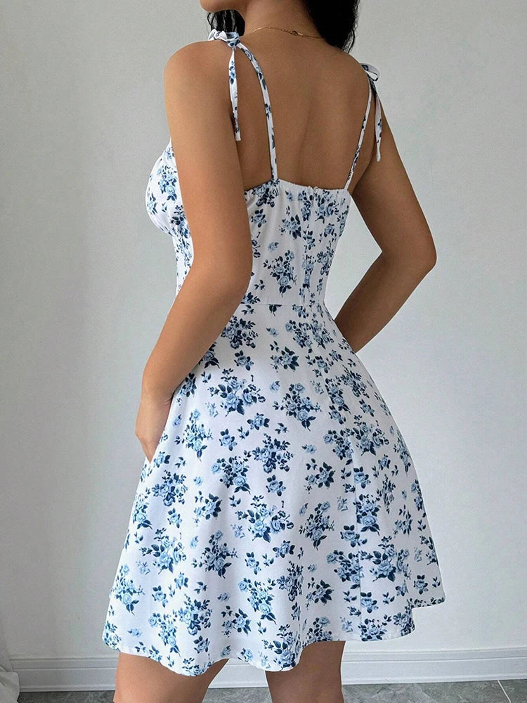 Vestido Elegante Floral | Tirantes Finos