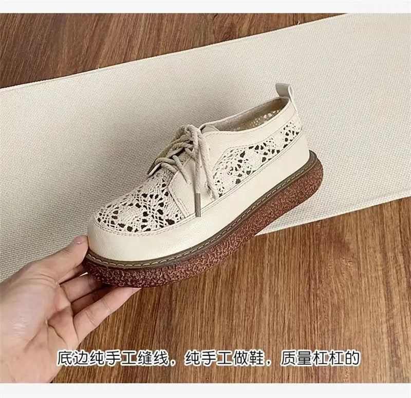 Zapatillas de Malla Transpirable | Estampado Blanco | Suela Suave Antideslizante | Tejido Cómodo