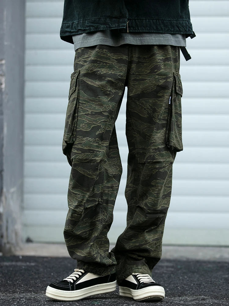 Pantalón Cargo Camuflaje | Estilo Táctico | Algodón | Hombre | Ticotrendy