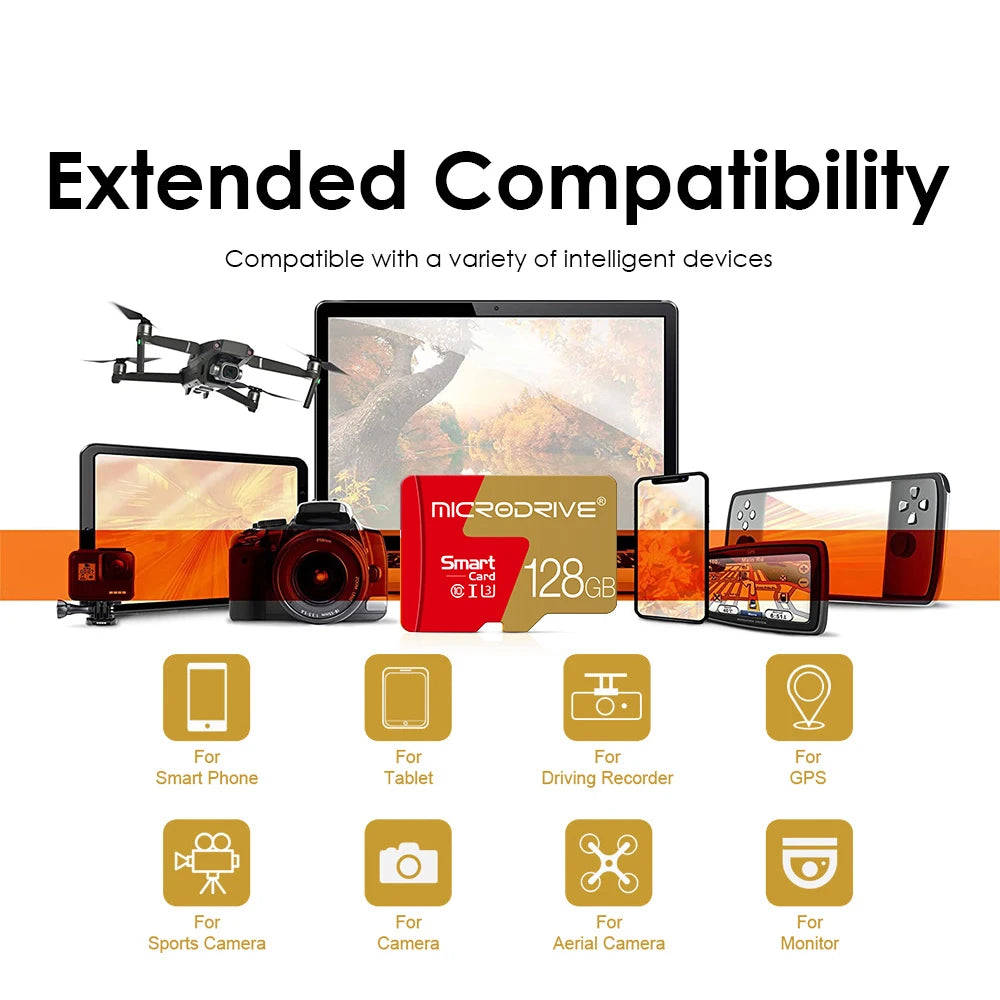 Tarjeta Micro SD Clase 10 | Alta Velocidad U3 | Amplia Compatibilidad | Ticotrendy