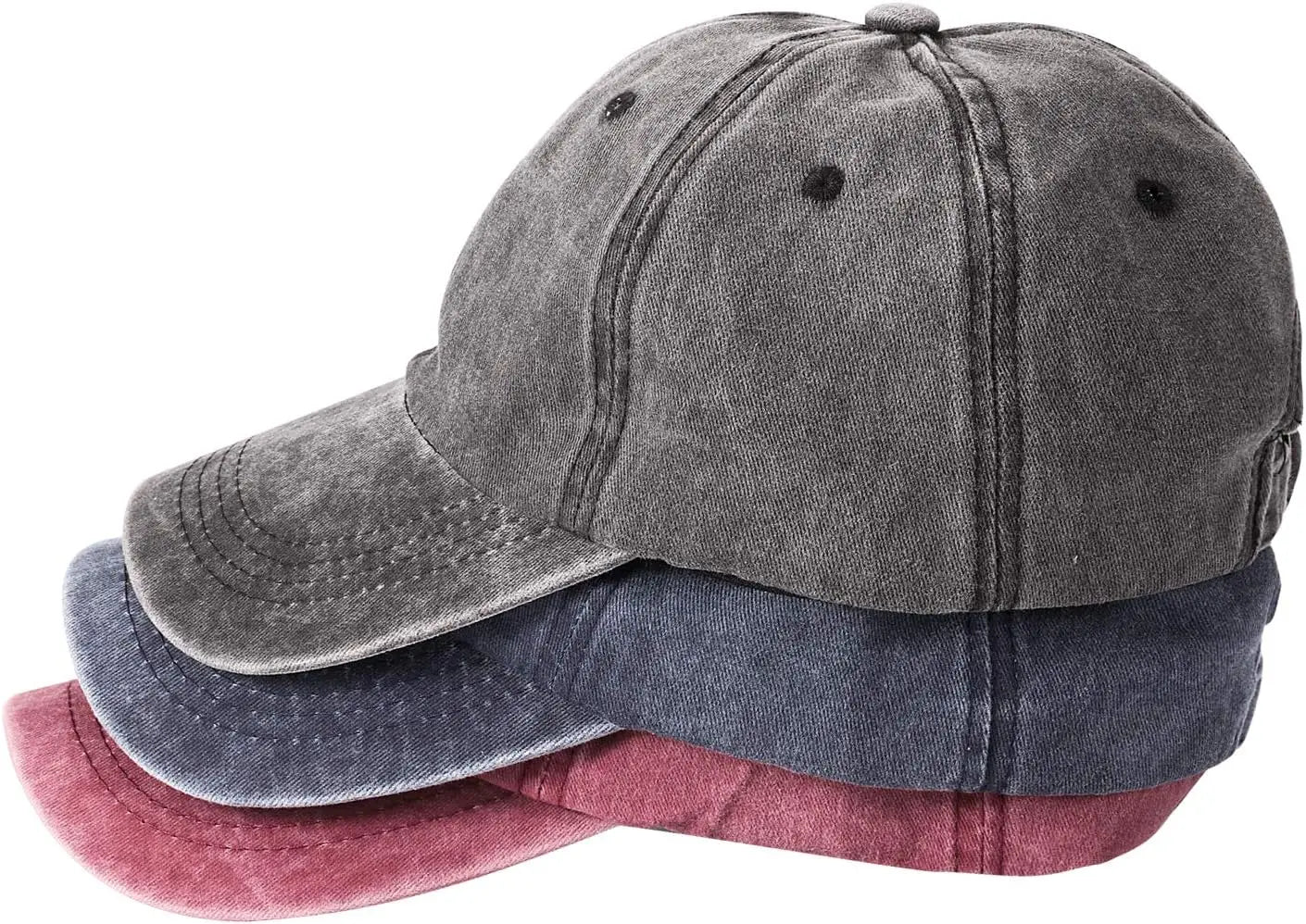 Gorra de béisbol lisa lavada de primavera, sombreros Retro ajustables para papá, regalo para hombres y mujeres, algodón no estructurado, moda de Color sólido