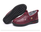 Zapatillas De Invierno Para Mamá | Mocasines Tipo Oxford Felpa Calidad