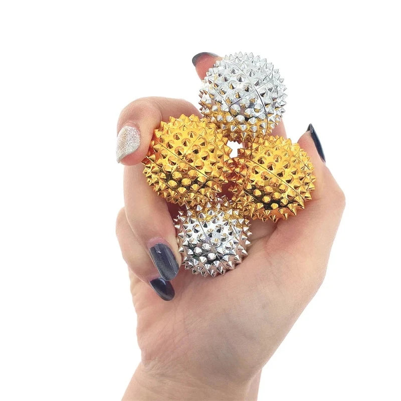 Pelotas de terapia de ejercicio Para masaje de manos, rodillo sensorial con picos, Juguetes Para aliviar el estrés, Juguetes de ansiedad, Antiestrés Para adultos