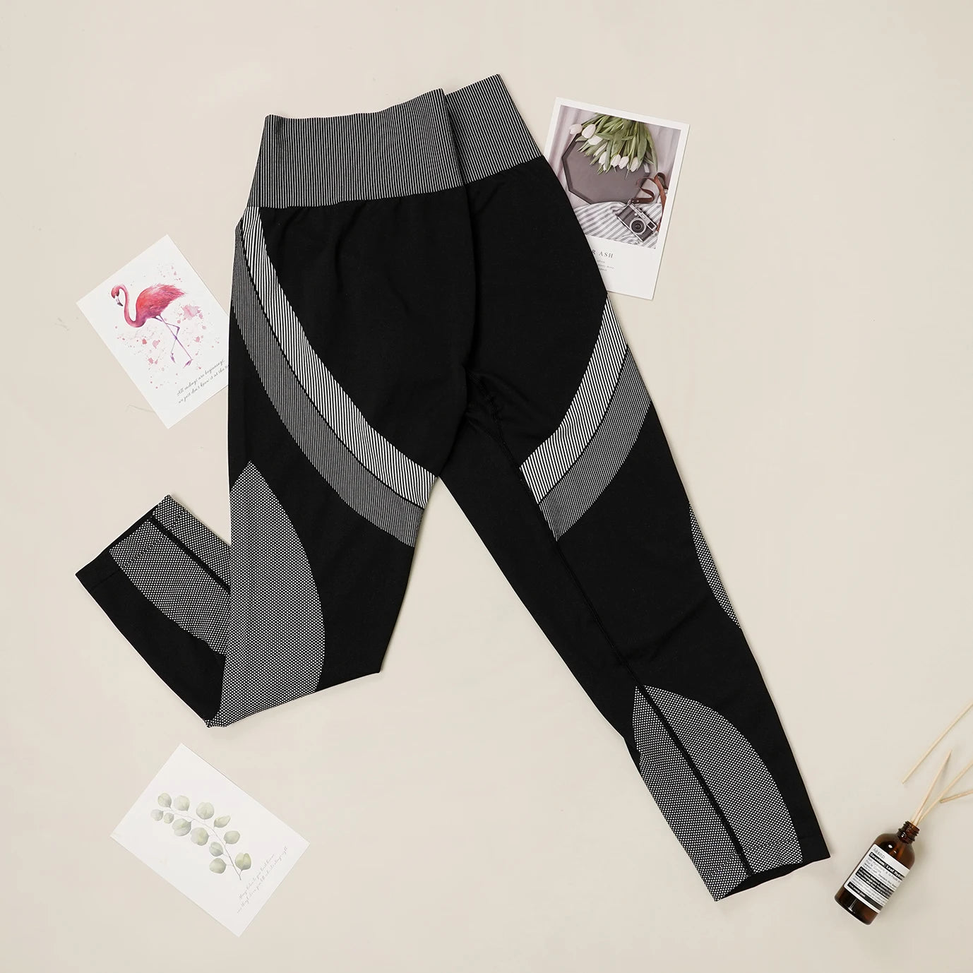 VEQKING 4XL, pantalones deportivos de talla grande para mujer, mallas de Yoga de alta elasticidad sin costuras, mallas de gimnasio con contraste de Color, pantalones de entrenamiento Hiplift