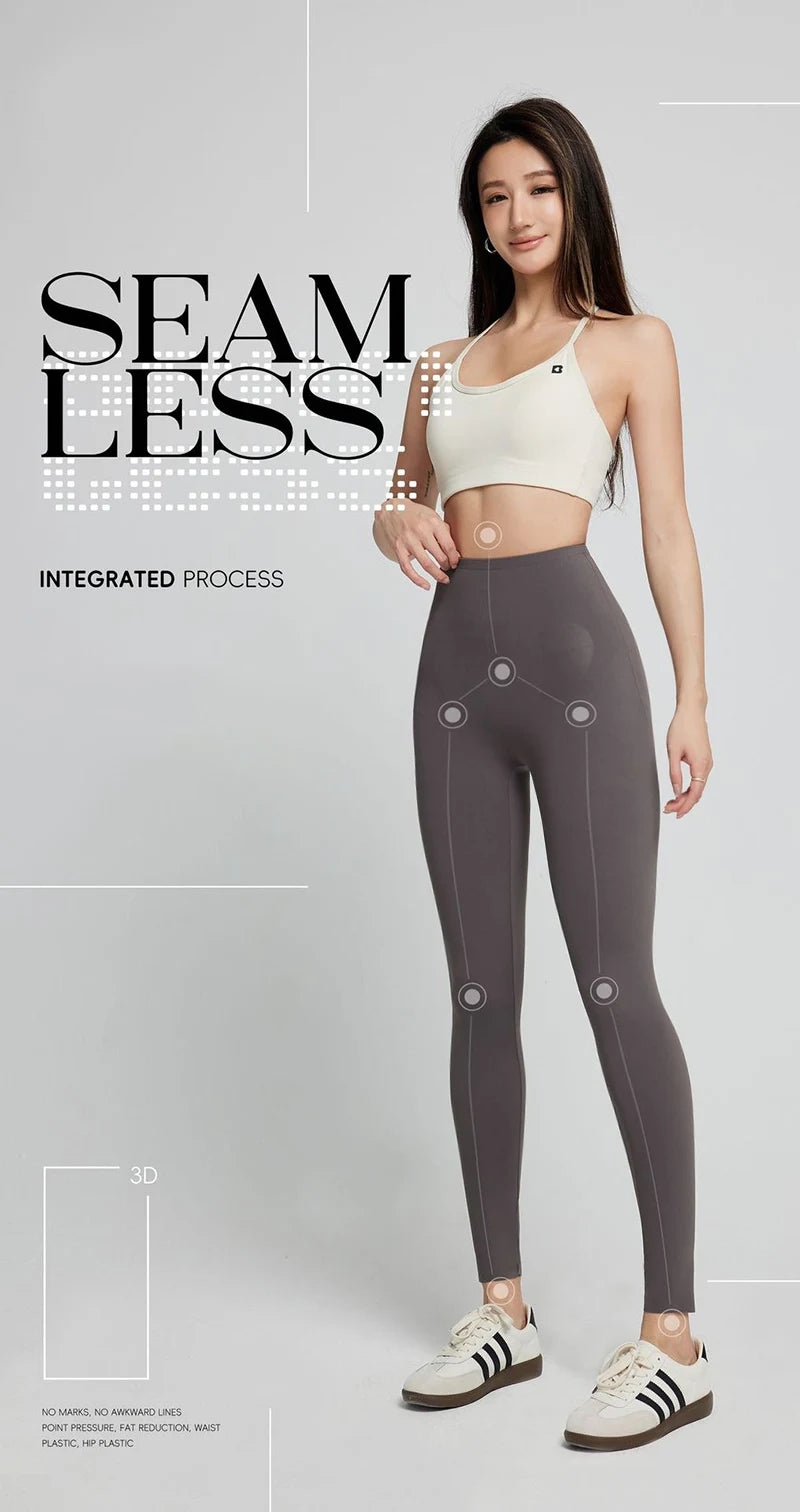 Leggings Piel Tiburón Shaping | Levantador Glúteos Micro Presión | Adelgazamiento Fitness P-V | Ticotrendy