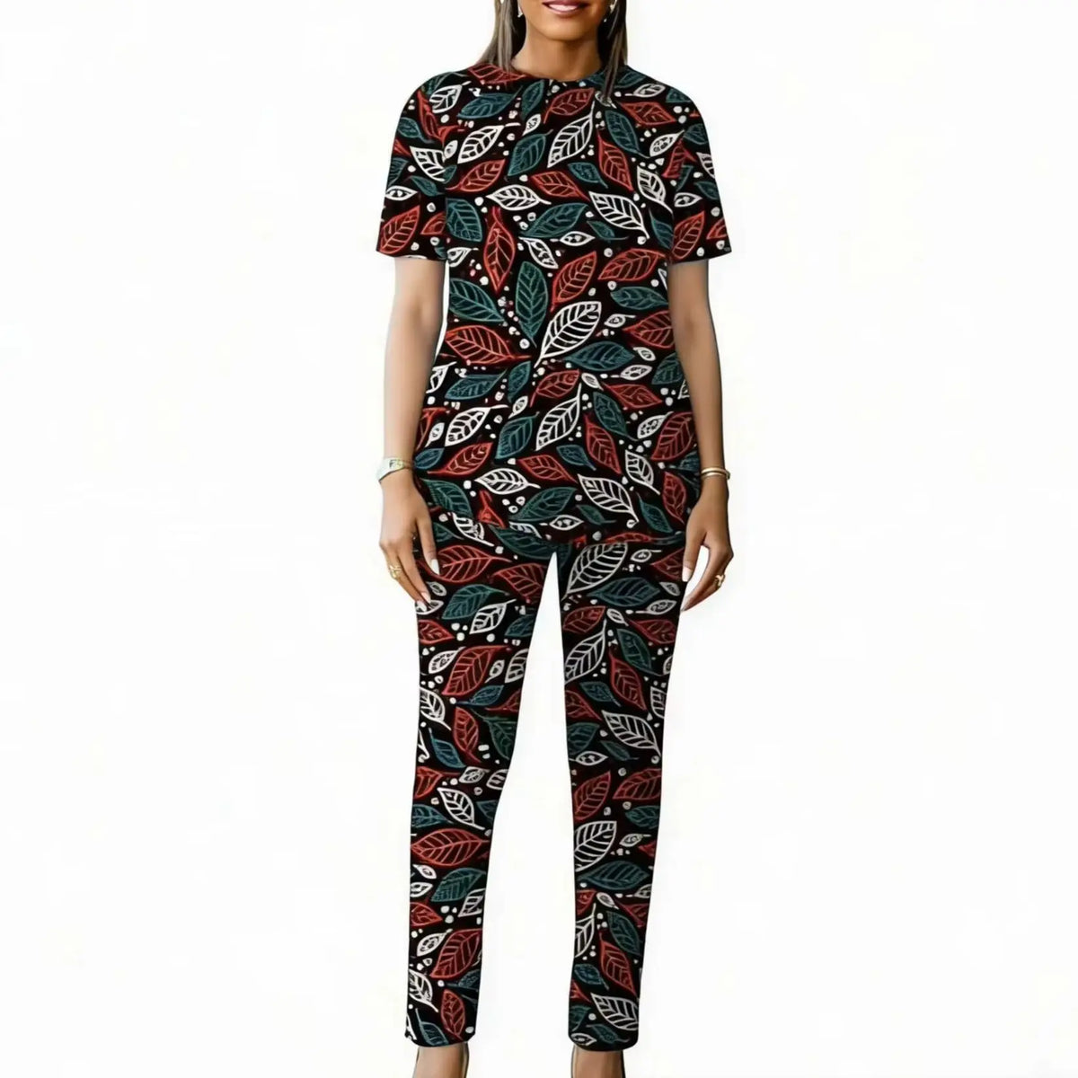 Conjunto Africano de Verano Blusa y Pantalón