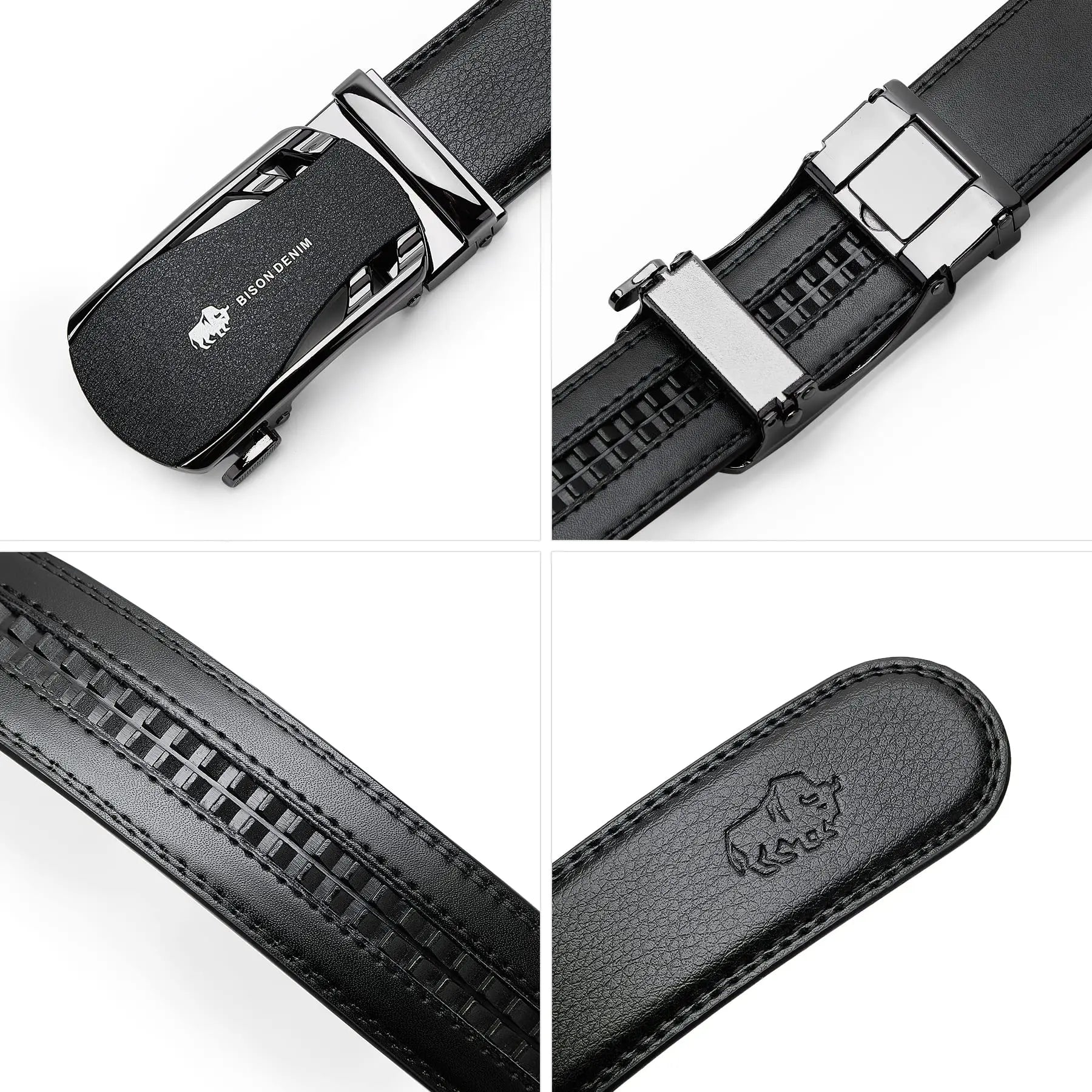 Luxury Brand Business Belt Men Top Quality Genuine Leather Waist Strap Black Male Simple Automatic Buckle Jeans Belts for Men