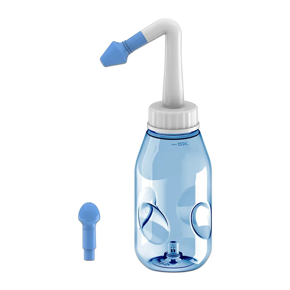 Lavador Nasal Neti Pot | Limpieza Vías Respiratorias Para Adultos Y Niños | Tratamiento Rinitis