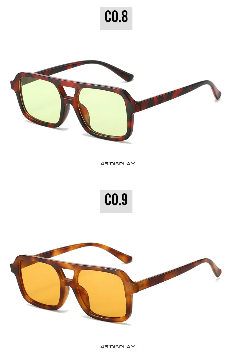 Gafas de Sol Piloto UV400 Mujer Doble Puente Moda Costa Rica