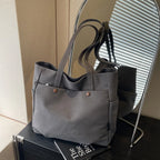 Bolso De Mano De Lona Mujer Gran Capacidad Viaje Y Trabajo