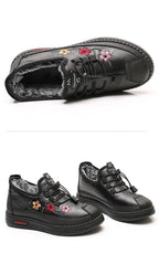 Zapatillas De Invierno Para Mamá | Mocasines Tipo Oxford Felpa Calidad