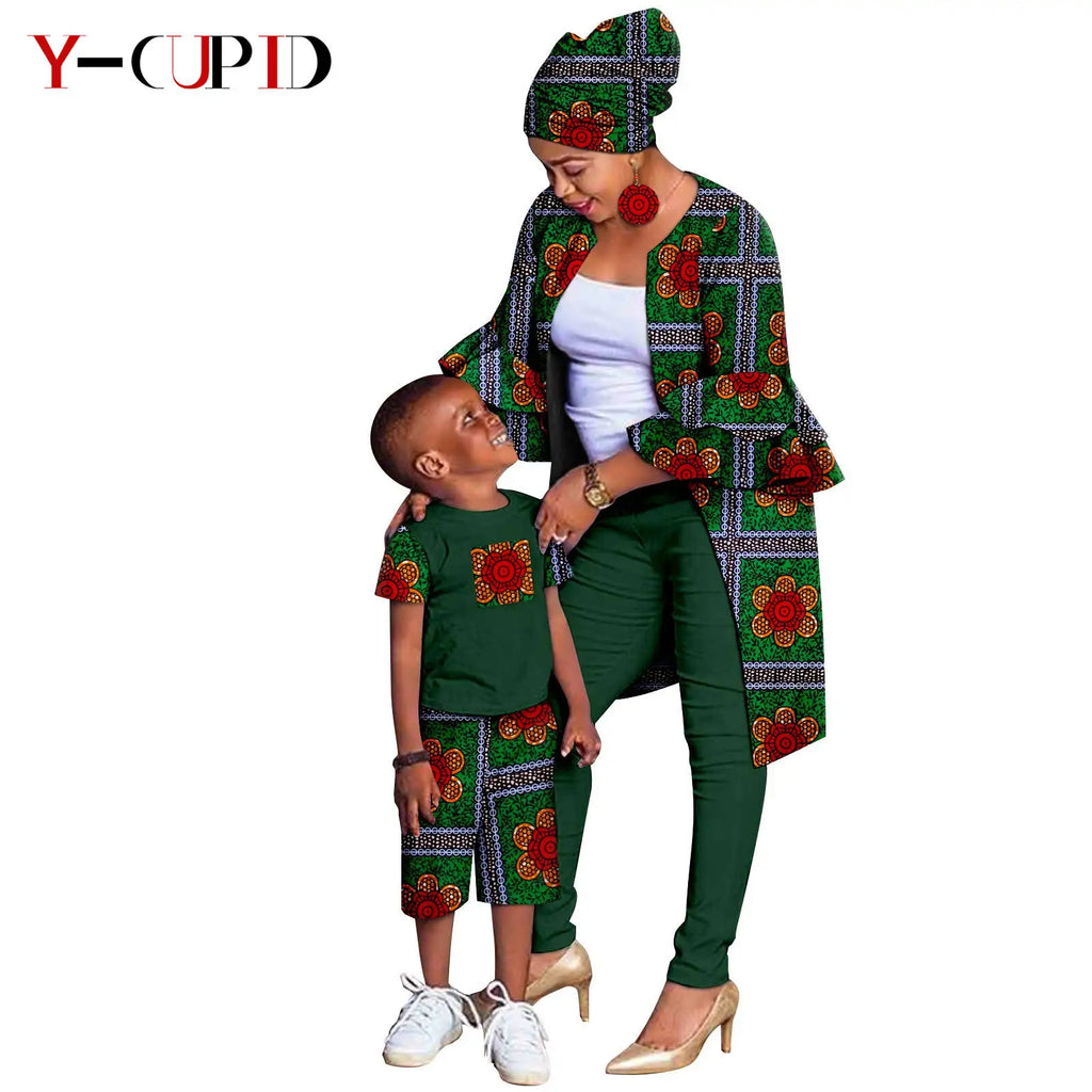 Chaqueta Dashiki Mujer y Conjunto Niño | Madre e Hijo | Tico Trendy