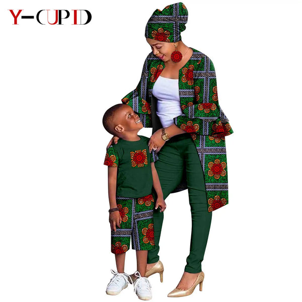 Chaqueta Dashiki Mujer y Conjunto Niño | Madre e Hijo | Tico Trendy