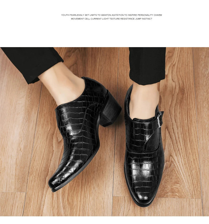 Zapatos Oxford Charol Marrones Hombre | Clásicos Punta Puntiaguda Con Cordones Boda