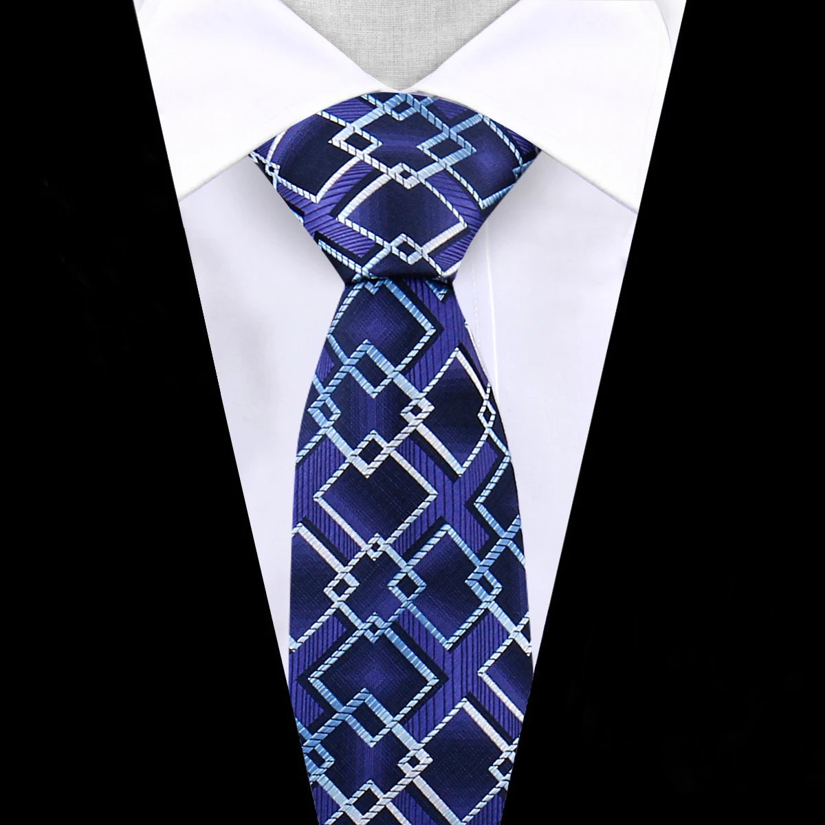 Corbata Jacquard De Poliéster Negocios Boda Accesorio De Moda