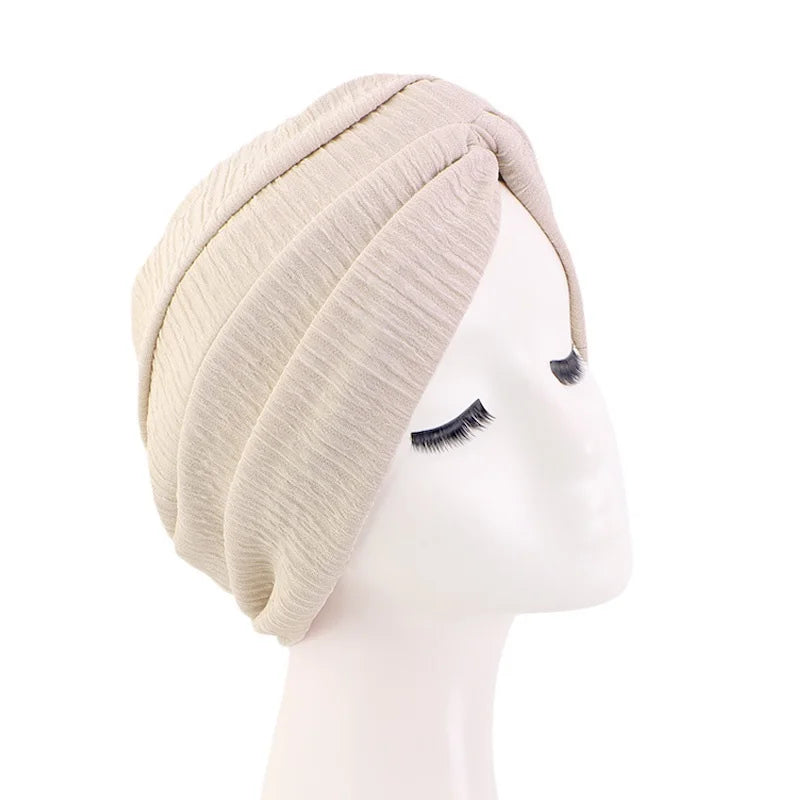 Nuevo turbante musulmán para mujer, gorro envolvente para la cabeza, pañuelo elástico para la cabeza, pañuelos, sombreros para el cabello para mujer, gorro, pañuelo interior islámico