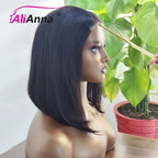Peluca de cabello Bob sin pegamento, cabello humano listo para usar, pelucas con cierre de encaje 4x4 para mujeres, pelucas de cabello humano liso, peluca Bob corta