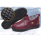 Zapatillas De Invierno Para Mamá | Mocasines Tipo Oxford Felpa Calidad