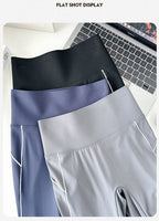 Pantalón Acampanado Curva Raya | Micro Flare Tobillo Dividido | Piel Tiburón Cintura Alta Sexy