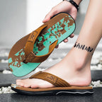 Chanclas Hombre EVA Concisas Estampadas Planas Playa Verano | Alta Calidad