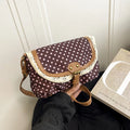 Bolso de Lunares Retro Francés para Mujer, Hombro y Bandolera