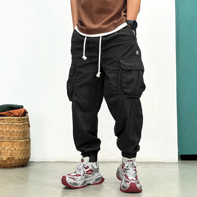 Pantalón Cargo Vintage Caqui | Corte Cónico | Algodón | Ticotrendy