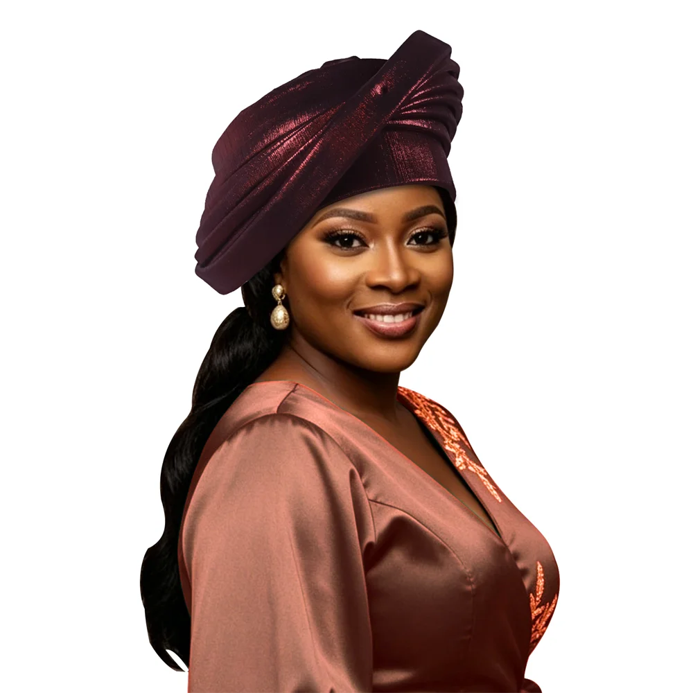Turbante Africano Multicapa, Gele Nigeriano para Mujer