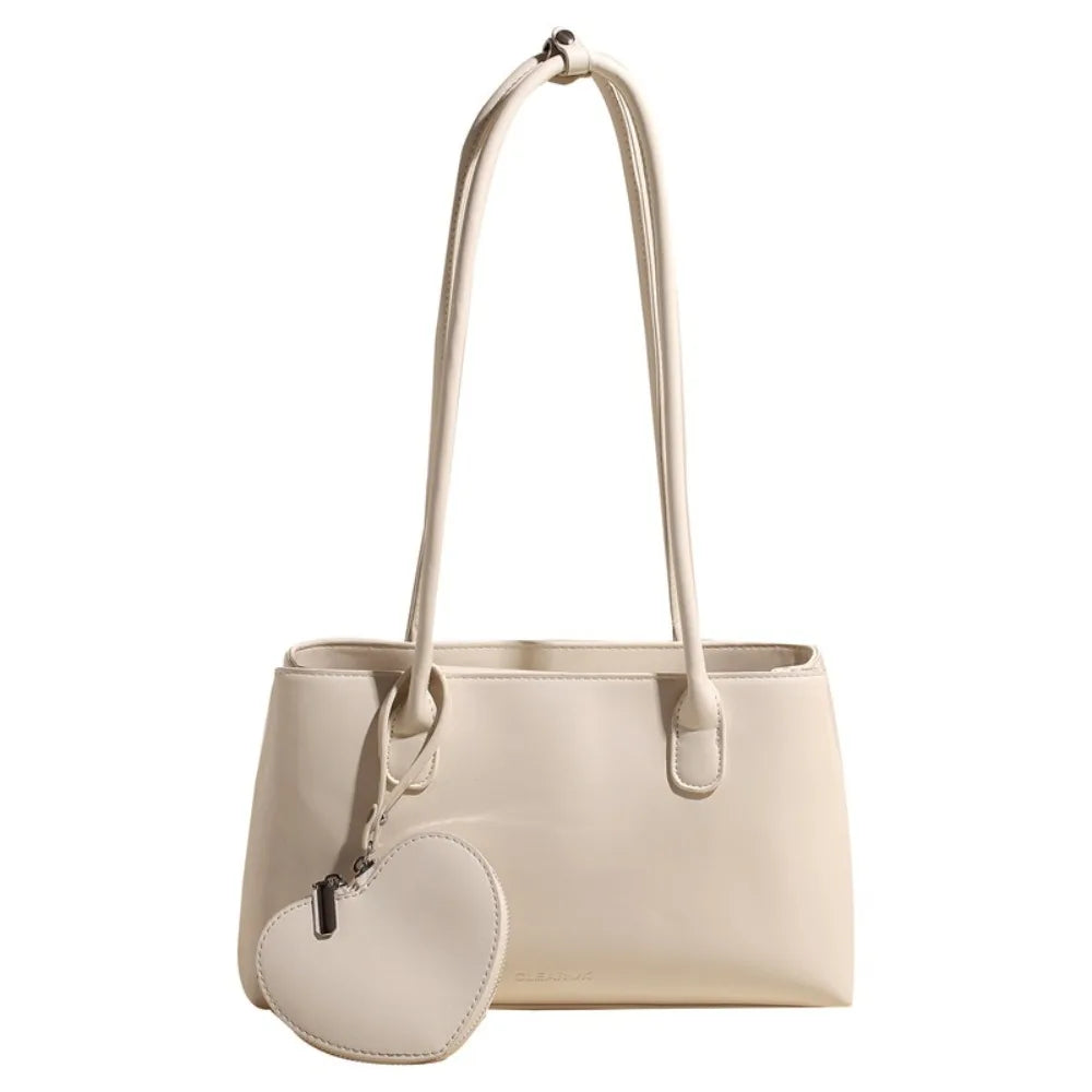 Bolso de Hombro Retro para Mujer | Piel Sintética Roja con Monedero | Gran Capacidad | Ticotrendy