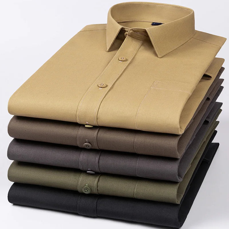 Camisa  Algodón | Smart Casual | Ajuste Regular | Bolsillo | Vintage | Ticotrendy