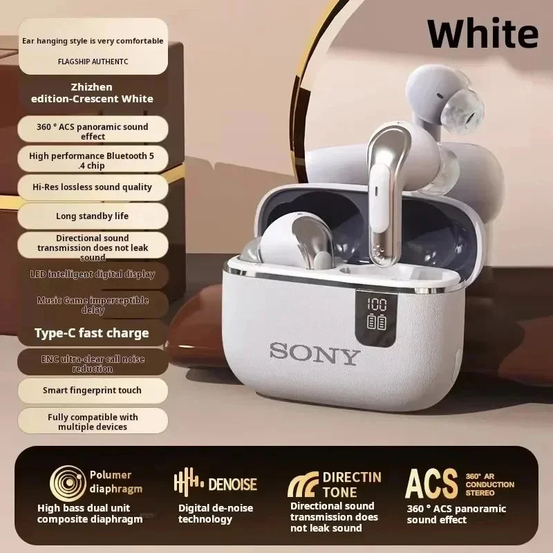 Auriculares Bluetooth Sony TWS | Micrófono HIFI | Pantalla LED | Accesorios para Juegos