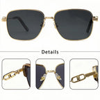 Gafas de Sol Cuadradas Caterside | Estilo Piloto | Polarizadas y UV400