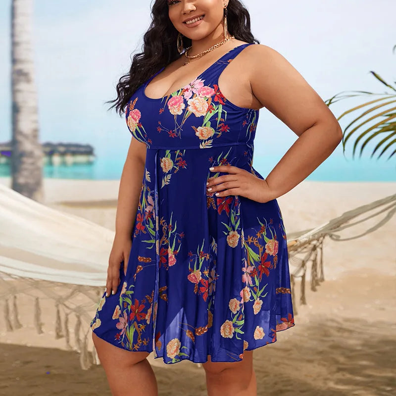 Tankini con Malla | 4 Estampados Floral y Animal