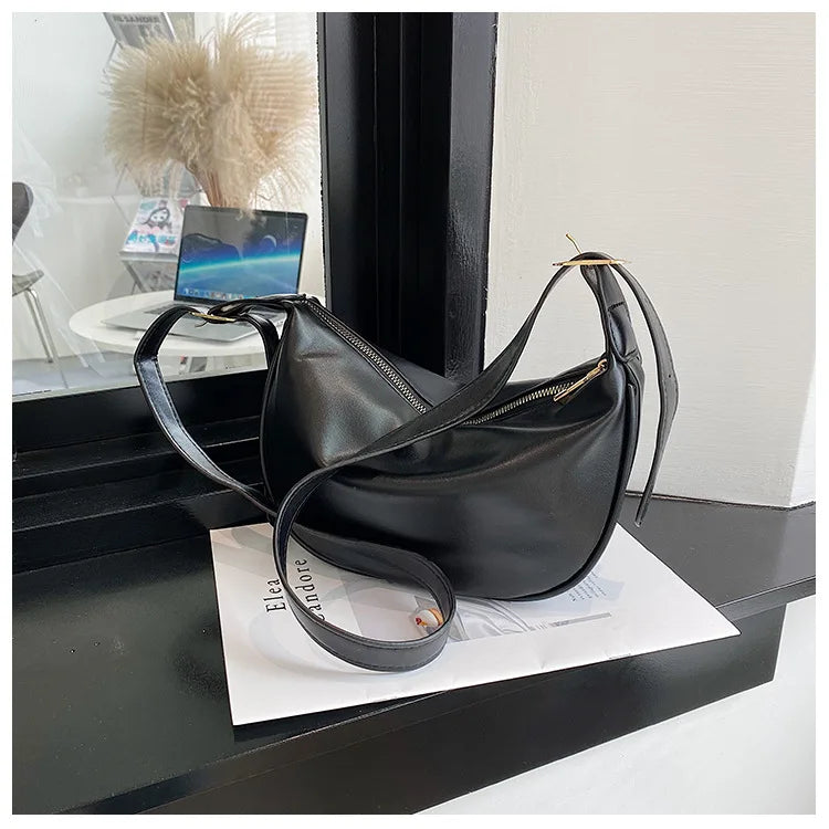 Bolso Cruzado Mujer Cuero PU Hombro Portátil Hobo