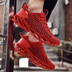 Mocasines Deportivos para Hombre 2025 | Diseño de Marca en Color Rojo | Ticotrendy