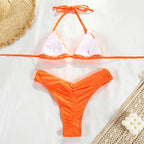 Bikini Dividido con Cuerda de Corbata - Estilo de Tres Puntos