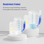 Entrenador De Respiración 3 Bolas | Ejercitador Función Pulmonar Capacidad Vital | Rehabilitación Y Canto